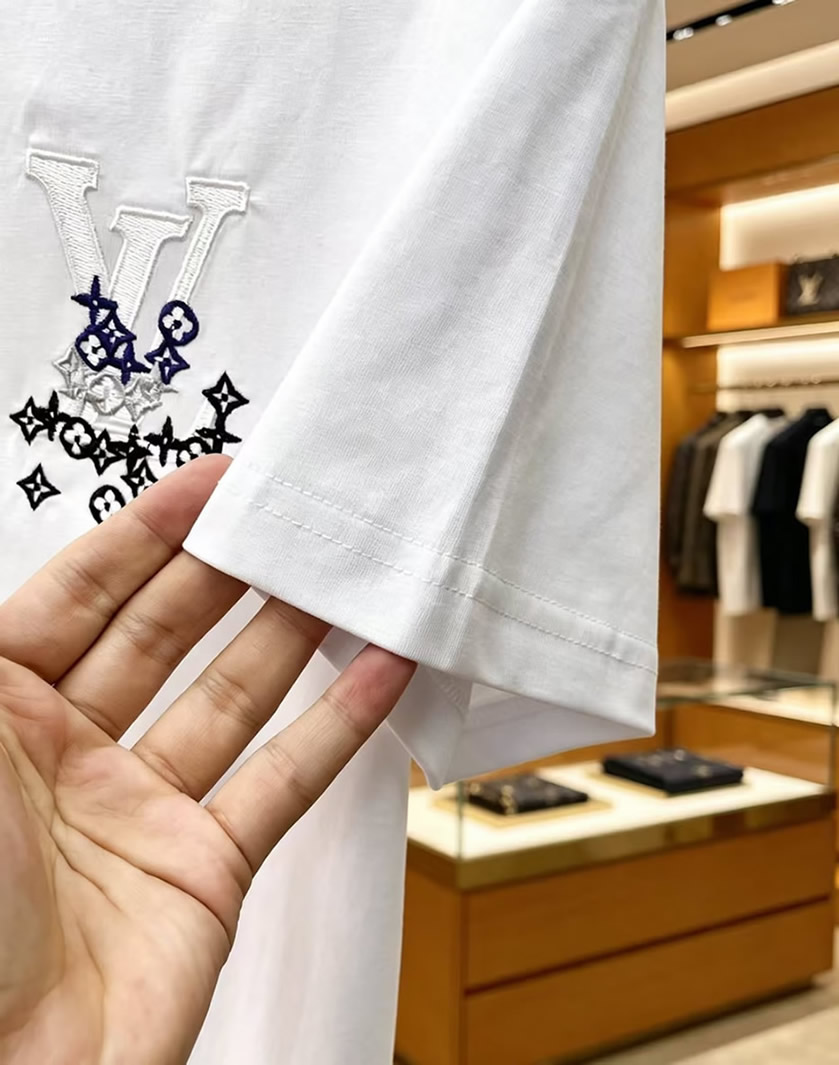 ルイ・ヴィトン モノグラムグラフィティ コットン Tシャツ ホワイト FS244 - 画像 (5)