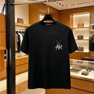 ルイ・ヴィトン モノグラムグラフィティ コットン Tシャツ ブラック FS245