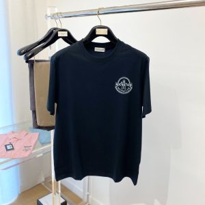 モンクレール Rocnationロゴ コットン Tシャツ ブラック FS283