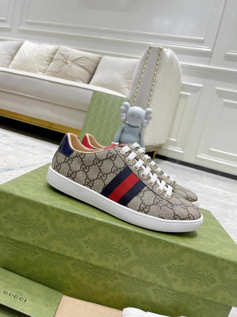 グッチ GGスプリーム ウェブストライプ スニーカー マルチカラー shoes314