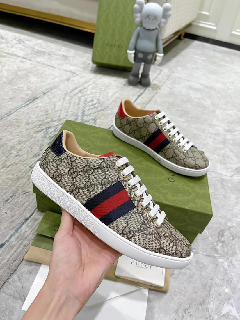 グッチ GGスプリーム ウェブストライプ スニーカー マルチカラー shoes314 - 画像 (5)
