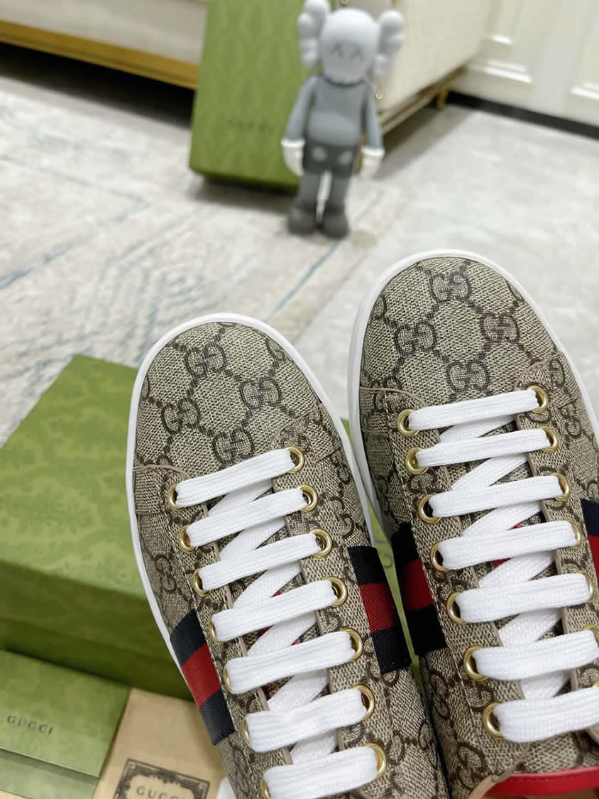 グッチ GGスプリーム ウェブストライプ スニーカー マルチカラー shoes314 - 画像 (7)