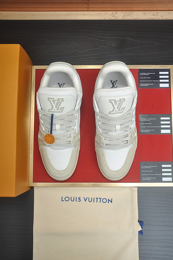 ルイヴィトン LVトレイナー スニーカー ホワイト shoes321 - 画像 (2)