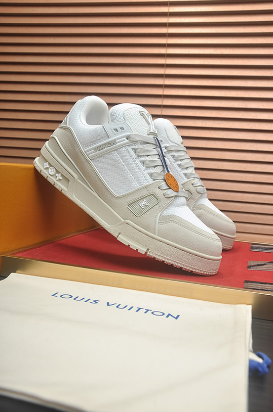 ルイヴィトン LVトレイナー スニーカー ホワイト shoes321 - 画像 (3)