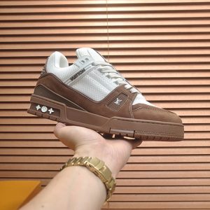 ルイヴィトン LVトレイナー スニーカー ブラウン shoes322