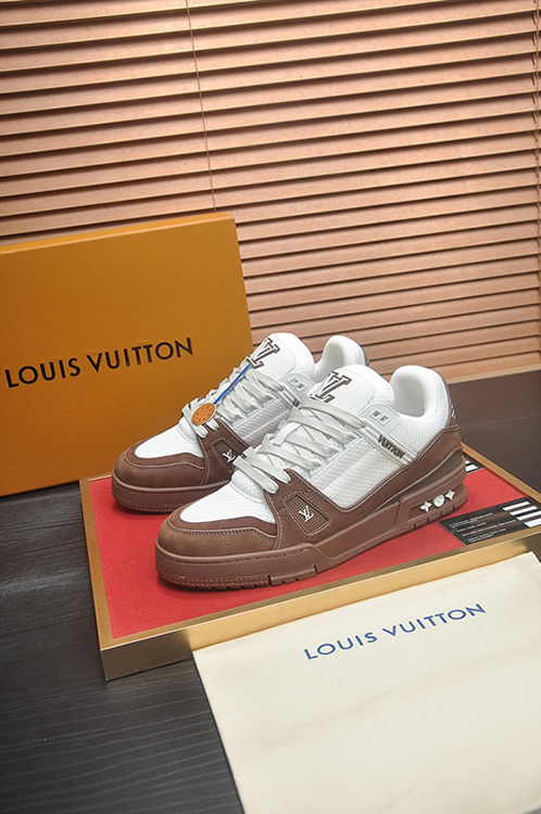 ルイヴィトン LVトレイナー スニーカー ブラウン shoes322 - 画像 (4)