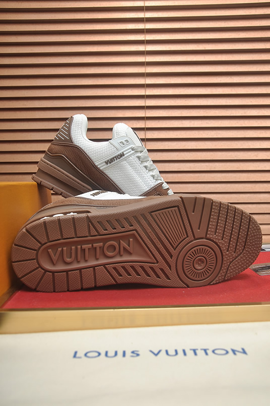 ルイヴィトン LVトレイナー スニーカー ブラウン shoes322 - 画像 (7)