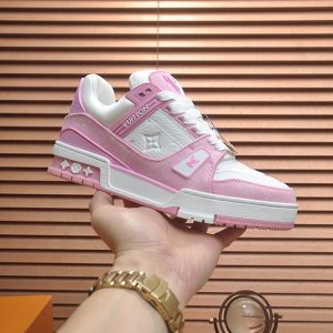 ルイヴィトン LVトレイナー スニーカー ピンク shoes324
