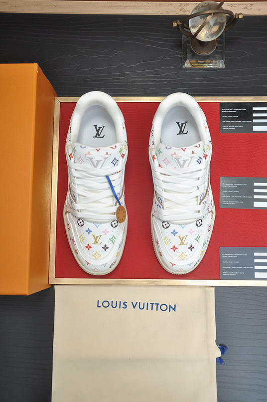 ルイヴィトン LVトレイナー モノグラム マルチカラー スニーカー shoes322 - 画像 (2)