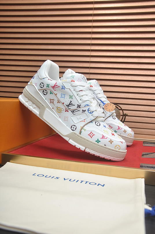 ルイヴィトン LVトレイナー モノグラム マルチカラー スニーカー shoes322 - 画像 (3)