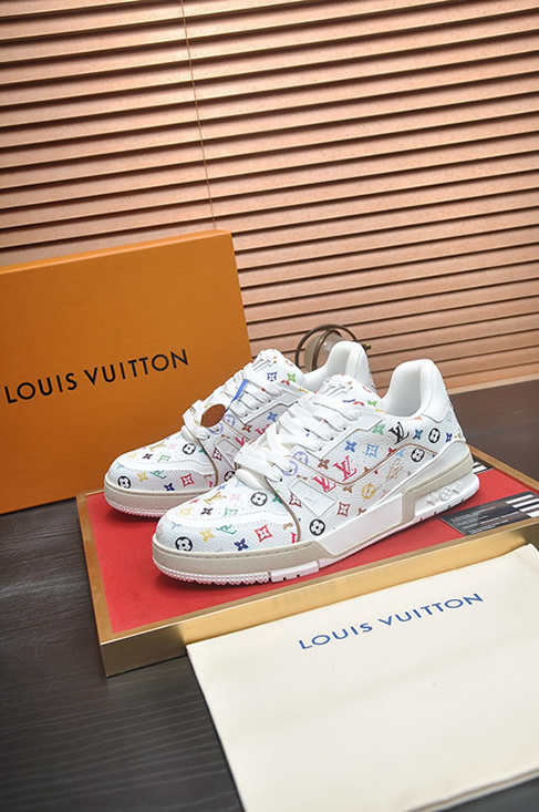 ルイヴィトン LVトレイナー モノグラム マルチカラー スニーカー shoes322 - 画像 (4)