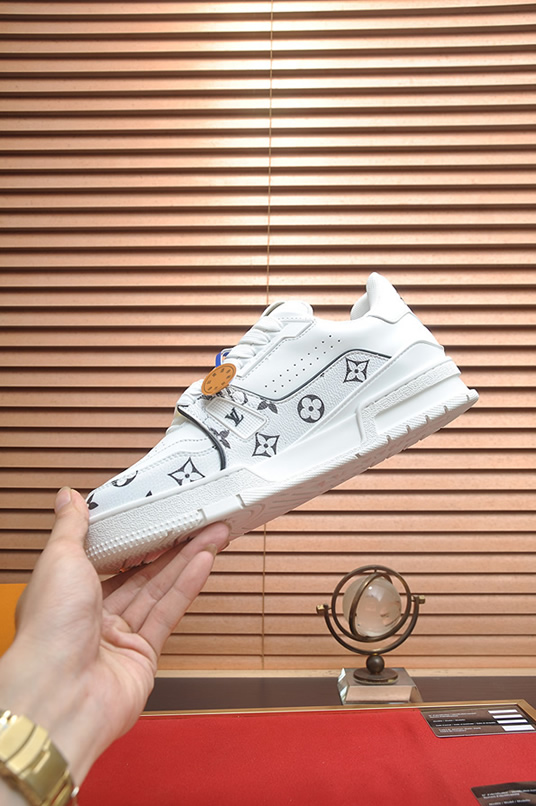 ルイヴィトン LVトレイナー モノグラム プレーン スニーカー ホワイト shoes324 - 画像 (5)