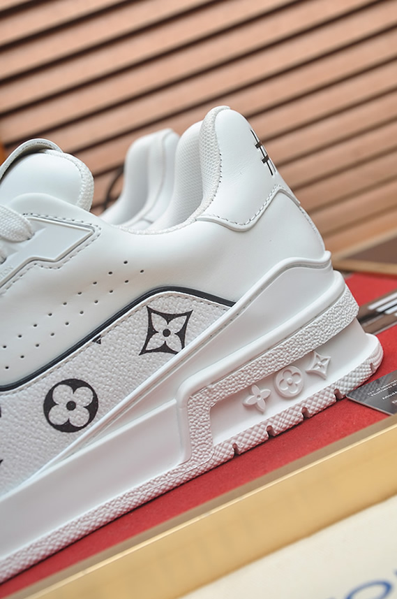 ルイヴィトン LVトレイナー モノグラム プレーン スニーカー ホワイト shoes324 - 画像 (9)