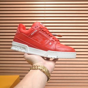 ルイヴィトン LVトレイナー エピ スニーカー レッド shoes326