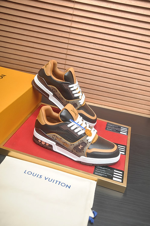 ルイヴィトン LVトレイナー モノグラム マカサー スニーカー ブラウン shoes327 - 画像 (6)