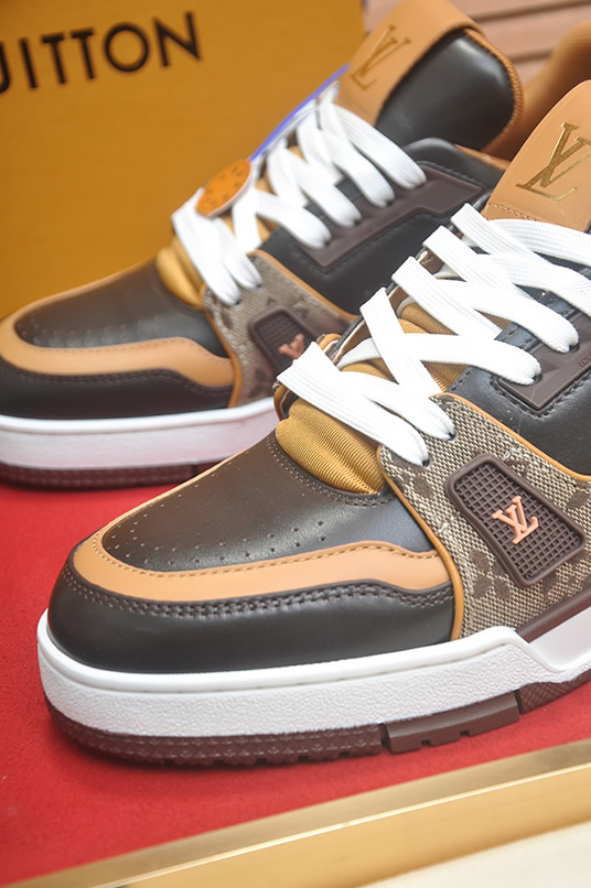 ルイヴィトン LVトレイナー モノグラム マカサー スニーカー ブラウン shoes327 - 画像 (8)