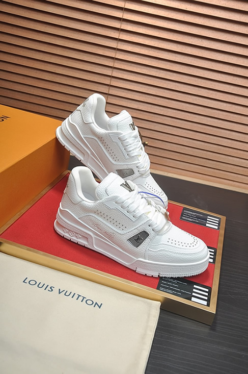 ルイヴィトン LVトレイナー モノグラム スタッズ スニーカー ホワイト shoes338 - 画像 (6)