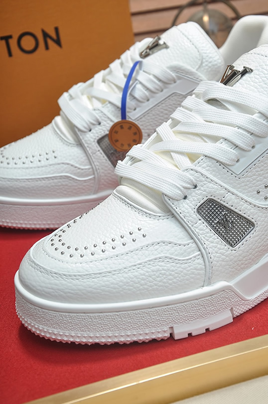 ルイヴィトン LVトレイナー モノグラム スタッズ スニーカー ホワイト shoes338 - 画像 (8)
