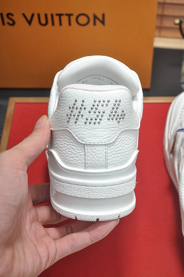 ルイヴィトン LVトレイナー モノグラム スタッズ スニーカー ホワイト shoes338 - 画像 (9)