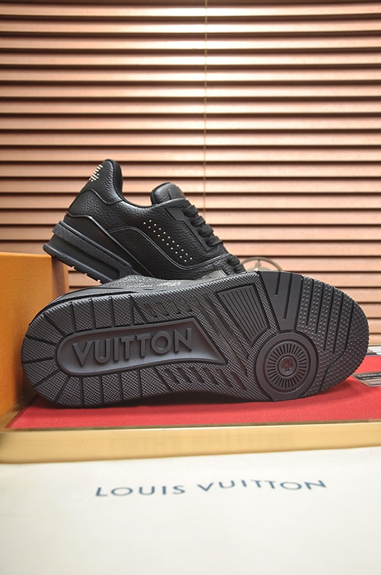 ルイヴィトン LVトレイナー モノグラム スタッズ スニーカー ブラック shoes339 - 画像 (7)