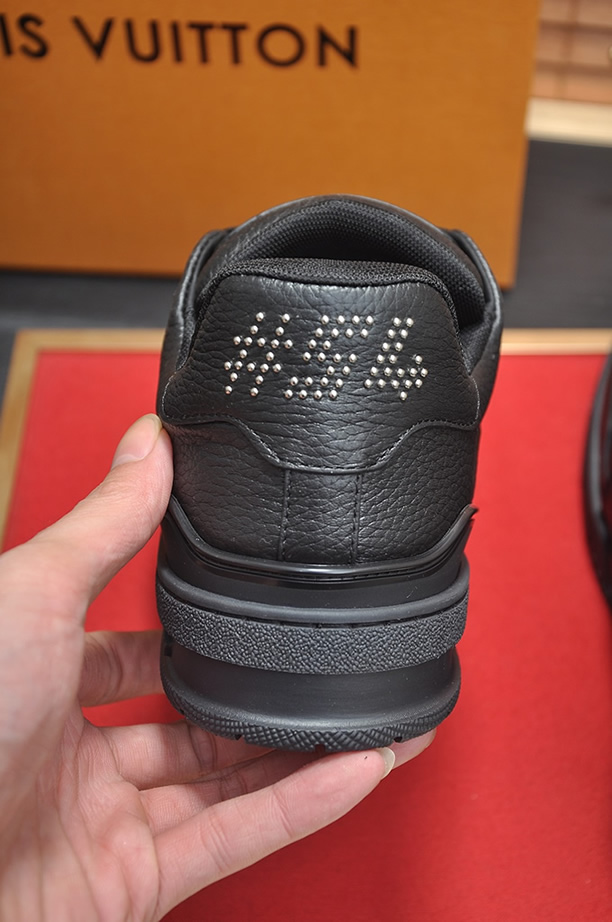 ルイヴィトン LVトレイナー モノグラム スタッズ スニーカー ブラック shoes339 - 画像 (9)