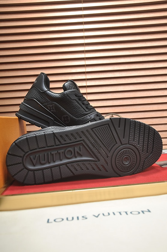 ルイヴィトン LVトレイナー モノグラム エクリプス スニーカー ブラック shoes342 - 画像 (7)