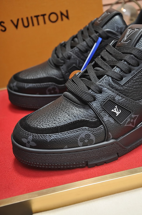ルイヴィトン LVトレイナー モノグラム エクリプス スニーカー ブラック shoes342 - 画像 (8)