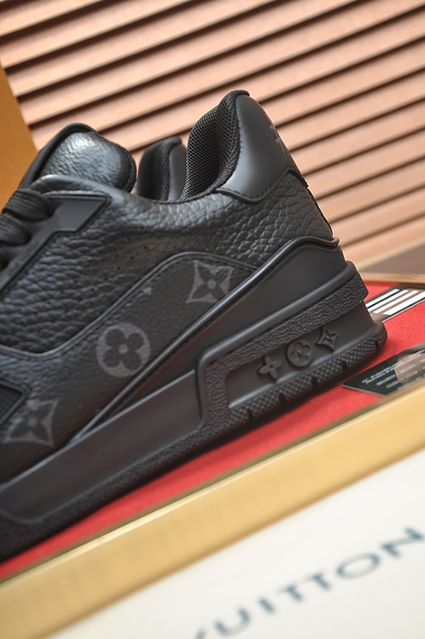 ルイヴィトン LVトレイナー モノグラム エクリプス スニーカー ブラック shoes342 - 画像 (9)
