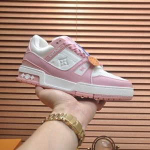 ルイヴィトン LVトレイナー スニーカー ピンク ホワイト shoes365