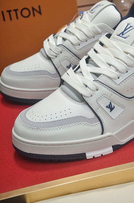 ルイヴィトン LVトレイナー スニーカー ホワイト ネイビー shoes367 - 画像 (8)