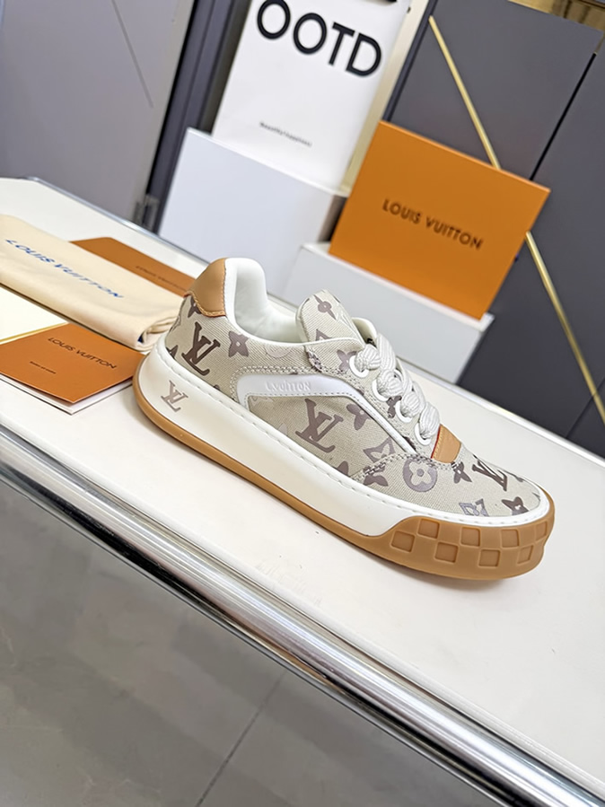 ルイヴィトン スニーカー モノグラム キャンバス ベージュ shoes373 - 画像 (7)