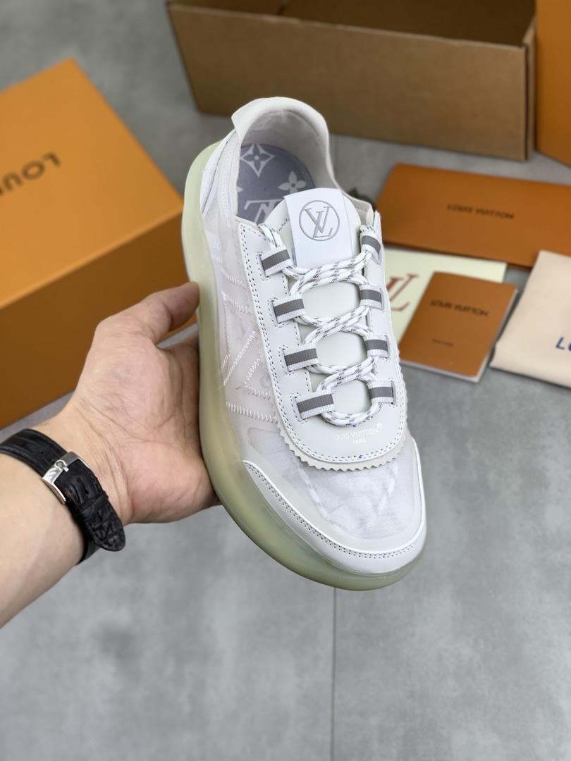 ルイヴィトン スニーカー メッシュ ホワイト shoes382 - 画像 (2)
