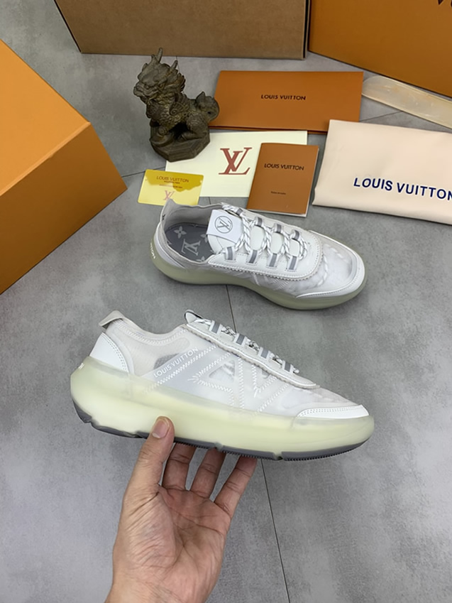 ルイヴィトン スニーカー メッシュ ホワイト shoes382 - 画像 (6)