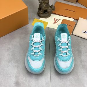 ルイヴィトン スニーカー メッシュ ターコイズブルー shoes383