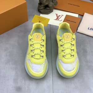 ルイヴィトン スニーカー メッシュ イエロー shoes384