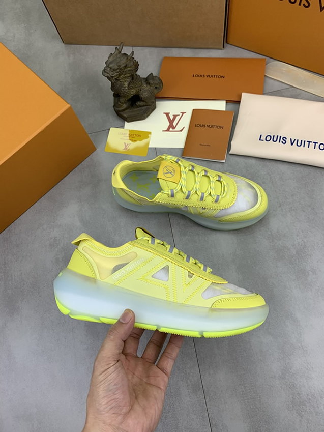 ルイヴィトン スニーカー メッシュ イエロー shoes384 - 画像 (6)