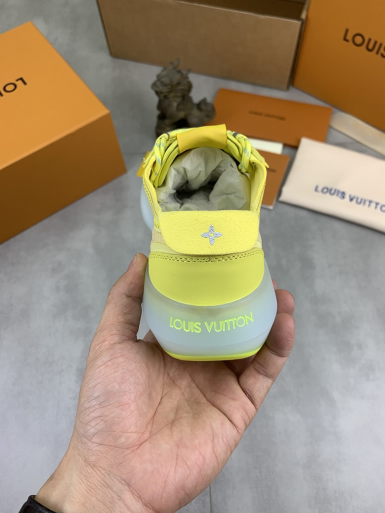 ルイヴィトン スニーカー メッシュ イエロー shoes384 - 画像 (8)