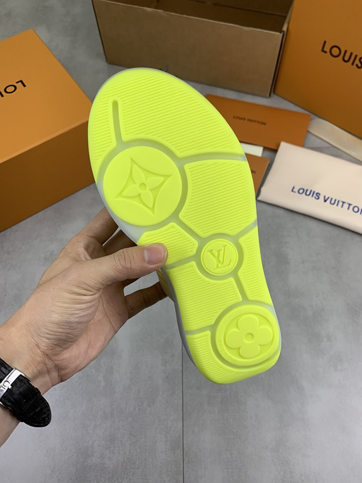ルイヴィトン スニーカー メッシュ イエロー shoes384 - 画像 (9)