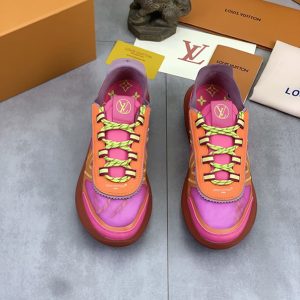 ルイヴィトン スニーカー メッシュ ピンクマルチ shoes385