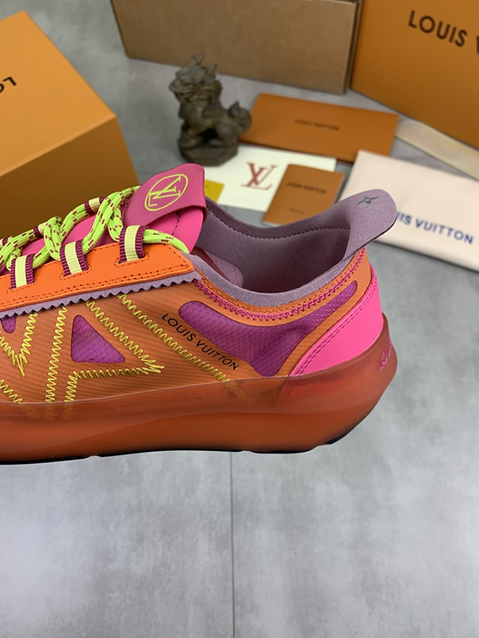 ルイヴィトン スニーカー メッシュ ピンクマルチ shoes385 - 画像 (7)