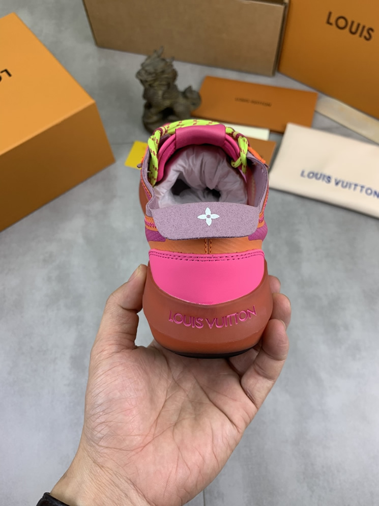 ルイヴィトン スニーカー メッシュ ピンクマルチ shoes385 - 画像 (8)