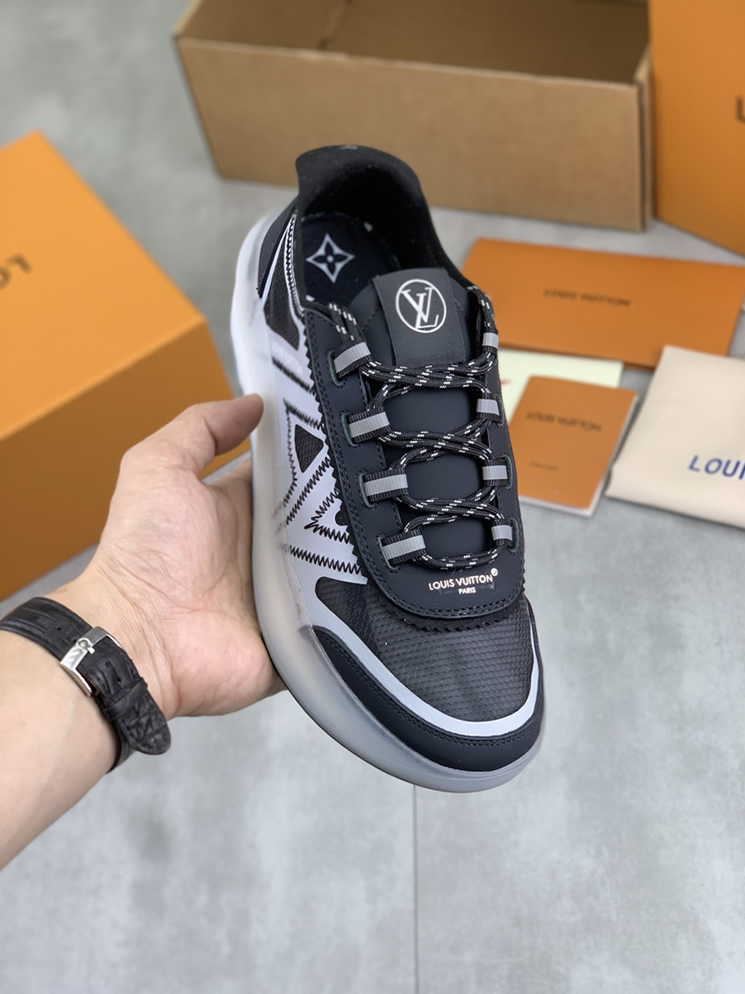 ルイヴィトン スニーカー メッシュ ブラック shoes386 - 画像 (2)