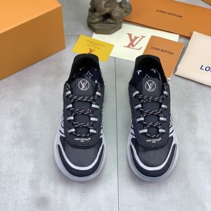 ルイヴィトン スニーカー メッシュ ブラック shoes386