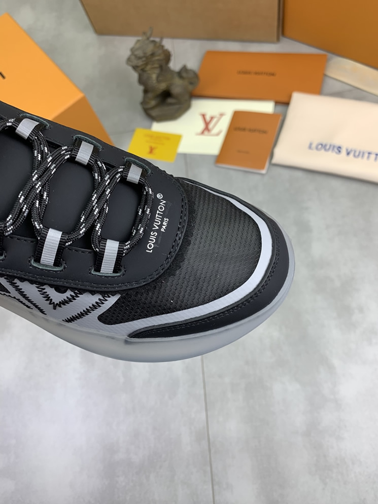 ルイヴィトン スニーカー メッシュ ブラック shoes386 - 画像 (5)