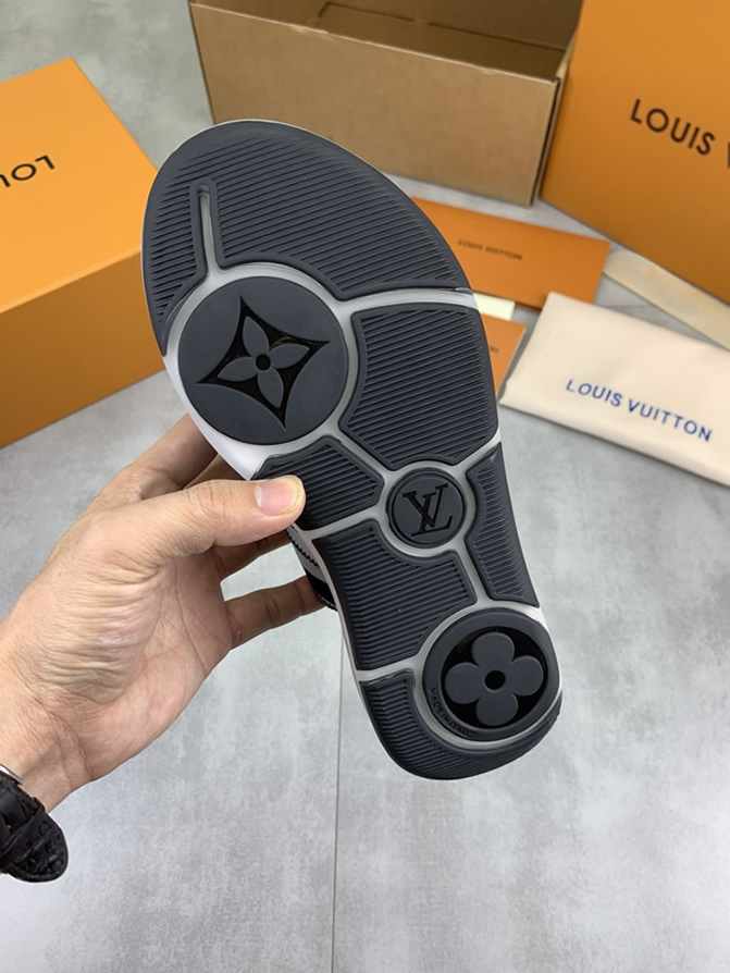 ルイヴィトン スニーカー メッシュ ブラック shoes386 - 画像 (9)