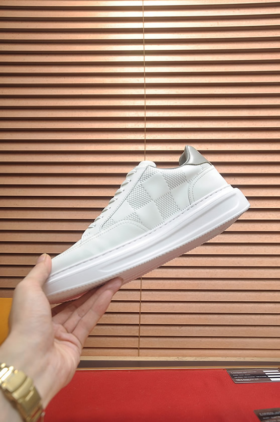 ルイヴィトン スニーカー ダミエ ホワイト shoes387 - 画像 (5)