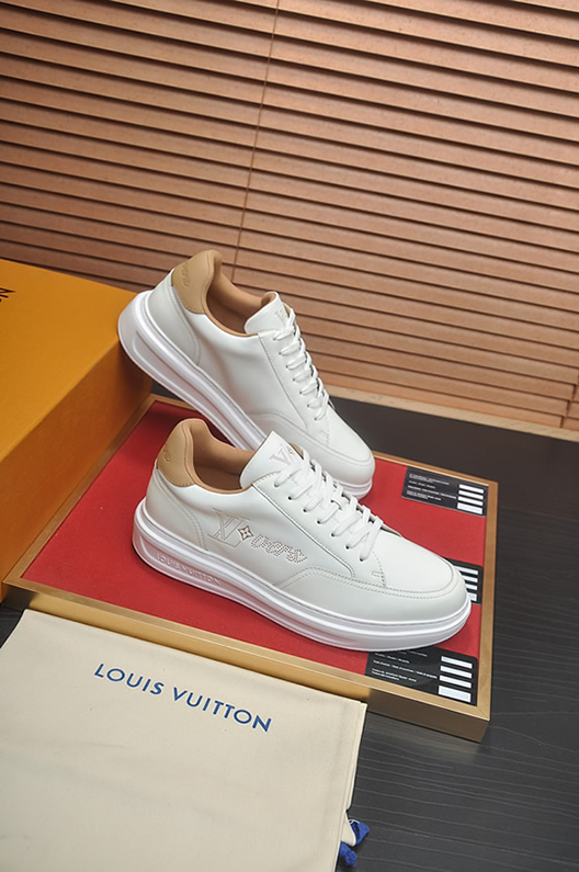ルイヴィトン スニーカー ホワイト ベージュ shoes391 - 画像 (7)
