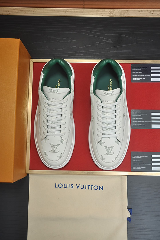 ルイヴィトン スニーカー モノグラム ホワイト グリーン shoes392 - 画像 (2)