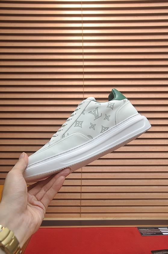 ルイヴィトン スニーカー モノグラム ホワイト グリーン shoes392 - 画像 (5)