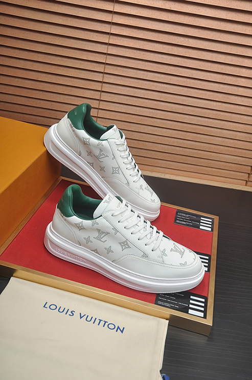 ルイヴィトン スニーカー モノグラム ホワイト グリーン shoes392 - 画像 (6)